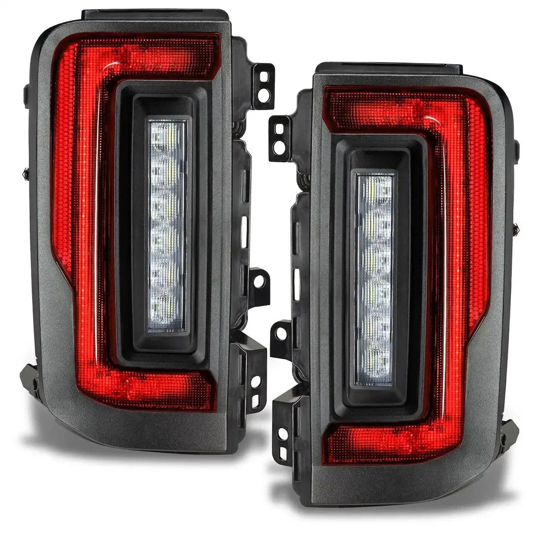 5892-504 – ORACLE LIGHT Tail Light Assembly, LED Clear Lens Black Housing White Light Bar/ Red Bulb 1400 Lumen Flush ...